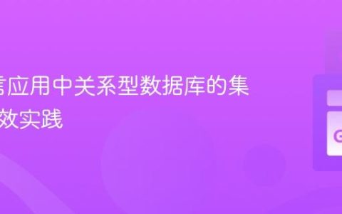 Go语言应用中关系型数据库的集成与高效实践