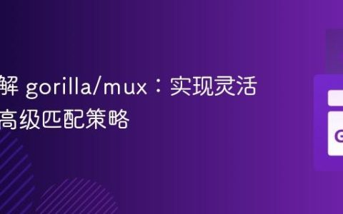 深入理解 gorilla/mux：实现灵活路由与高级匹配策略