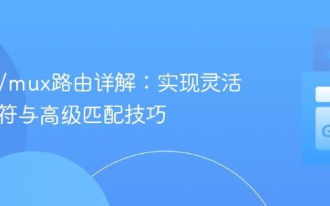 gorilla/mux路由详解：实现灵活的通配符与高级匹配技巧