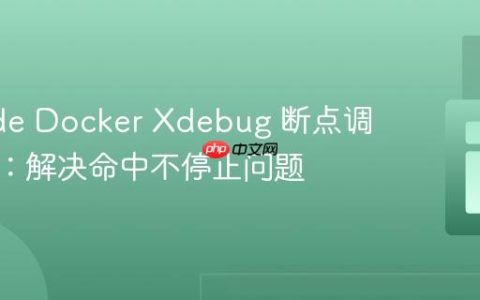 VSCode Docker Xdebug 断点调试指南：解决命中不停止问题