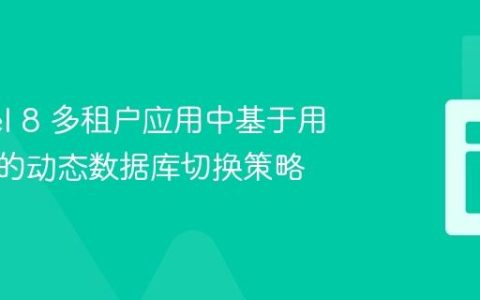Laravel 8 多租户应用中基于用户登录的动态数据库切换策略