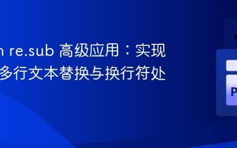 Python re.sub 高级应用：实现非贪婪多行文本替换与换行符处理