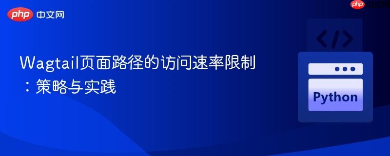 Wagtail页面路径的访问速率限制:策略与实践