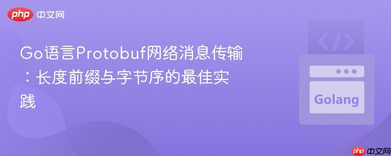 go语言protobuf网络消息传输:长度前缀与字节序的最佳实践
