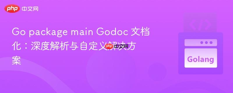 Go package main Godoc 文档化:深度解析与自定义解决方案