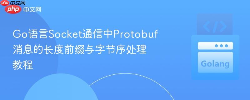 Go语言Socket通信中Protobuf消息的长度前缀与字节序处理教程