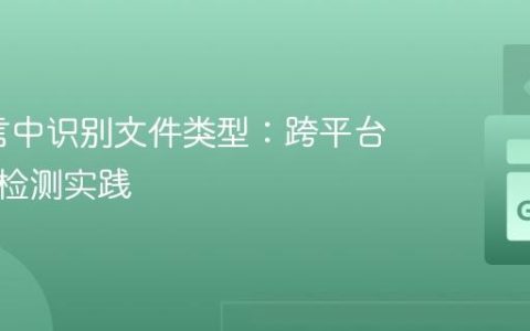 Go语言中识别文件类型：跨平台与内容检测实践