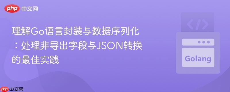 理解Go语言封装与数据序列化:处理非导出字段与JSON转换的最佳实践