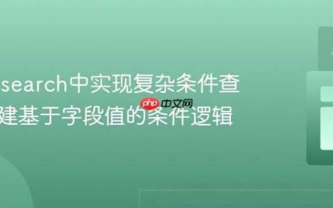 Elasticsearch中实现复杂条件查询：构建基于字段值的条件逻辑