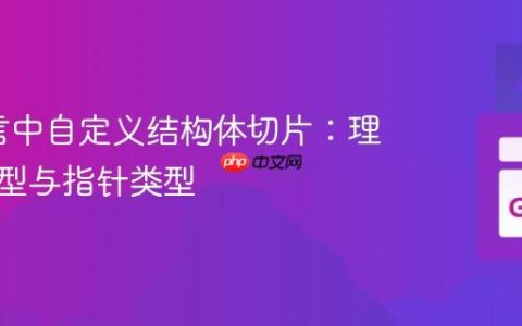 Go语言中自定义结构体切片：理解值类型与指针类型