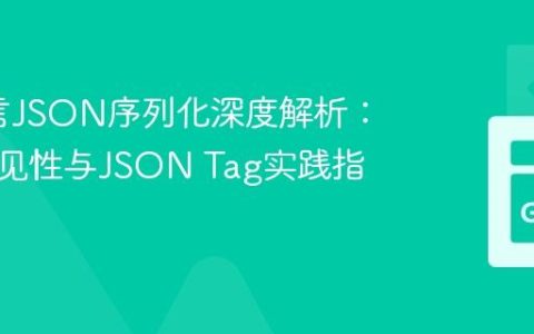 Go语言JSON序列化深度解析：字段可见性与JSON Tag实践指南