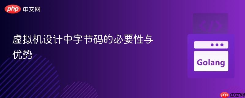 虚拟机设计中字节码的必要性与优势