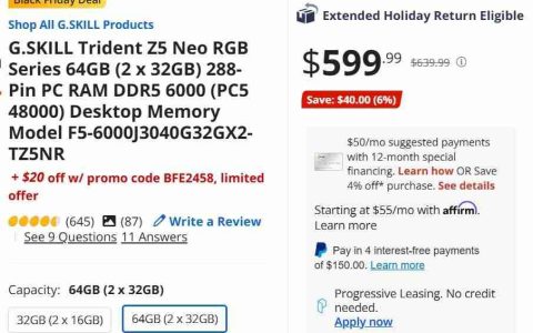 国外网友受不了了！64GB内存售价比一台PS5还贵