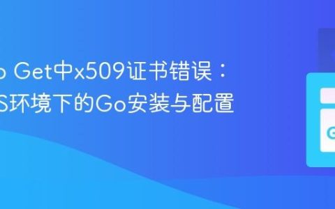 解决Go Get中x509证书错误：macOS环境下的Go安装与配置指南