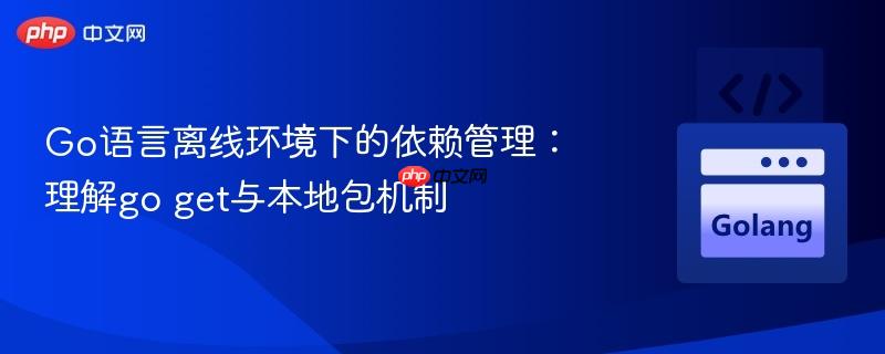Go语言离线环境下的依赖管理:理解go get与本地包机制