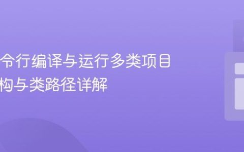 Java命令行编译与运行多类项目：包结构与类路径详解