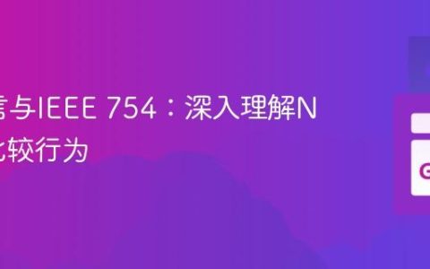 Go语言与IEEE 754：深入理解NaN的比较行为