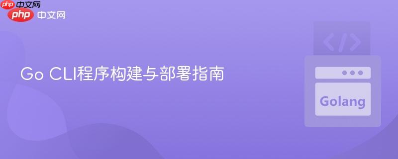Go CLI程序构建与部署指南