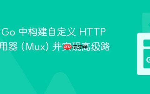 如何在 Go 中构建自定义 HTTP 多路复用器 (Mux) 并实现高级路由功能