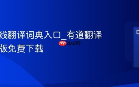 有道在线翻译词典入口_有道翻译官手机版免费下载