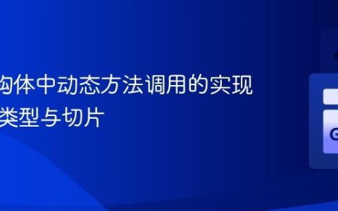 Go 结构体中动态方法调用的实现：函数类型与切片