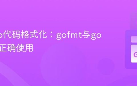 掌握Go代码格式化：gofmt与go fmt的正确使用
