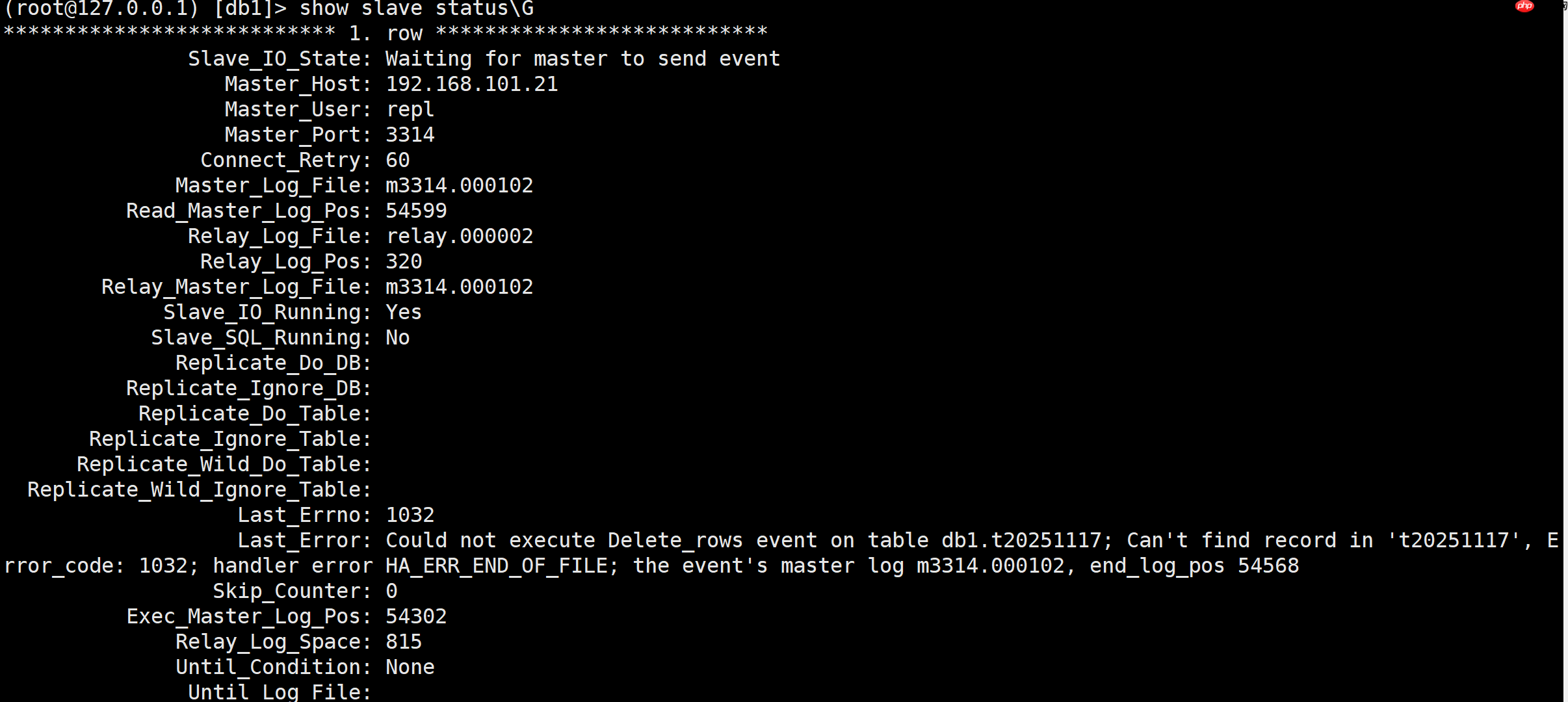 [MYSQL] 再遇1032主从不一致, 测试和生产一样的操作, 生产主从正常, 测试却主从异常