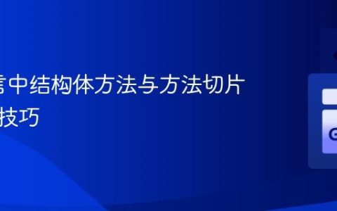 Go语言中结构体方法与方法切片的使用技巧