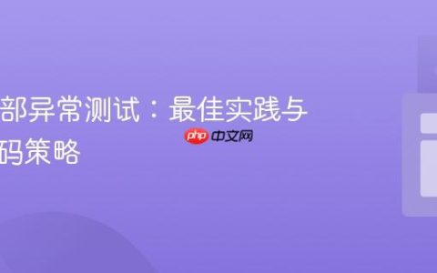 Java内部异常测试：最佳实践与遗留代码策略