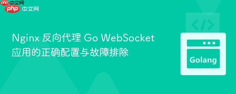 Nginx 反向代理 Go WebSocket 应用的正确配置与故障排除
