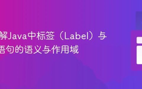 深入理解Java中标签（Label）与break语句的语义与作用域
