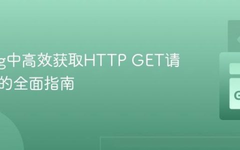 Golang中高效获取HTTP GET请求参数的全面指南