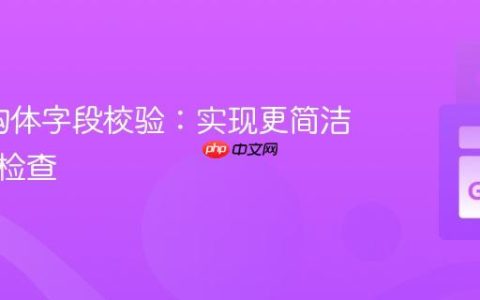 Go结构体字段校验：实现更简洁的非空检查