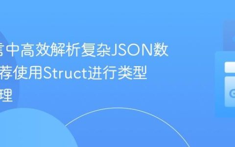 Go语言中高效解析复杂JSON数据：推荐使用Struct进行类型安全处理
