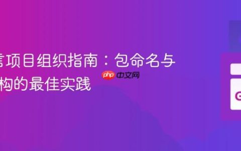 Go语言项目组织指南：包命名与目录结构的最佳实践
