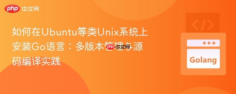 如何在Ubuntu等类Unix系统上安装Go语言:多版本管理与源码编译实践