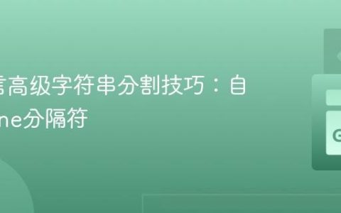 Go语言高级字符串分割技巧：自定义rune分隔符