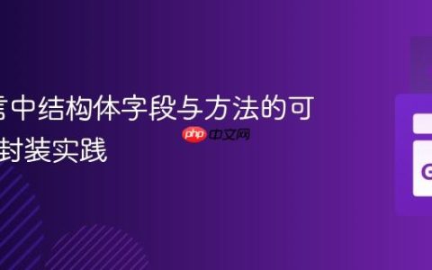 Go语言中结构体字段与方法的可见性及封装实践