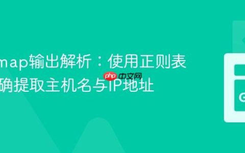 优化Nmap输出解析：使用正则表达式精确提取主机名与IP地址