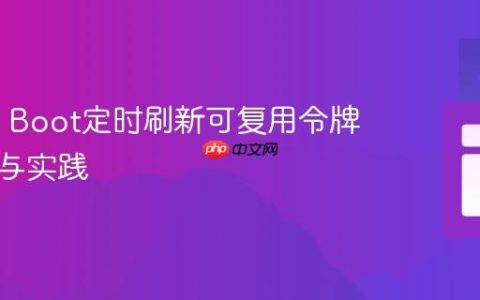 Spring Boot定时刷新可复用令牌的策略与实践