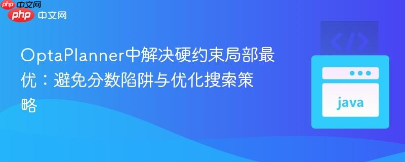 OptaPlanner中解决硬约束局部最优：避免分数陷阱与优化搜索策略