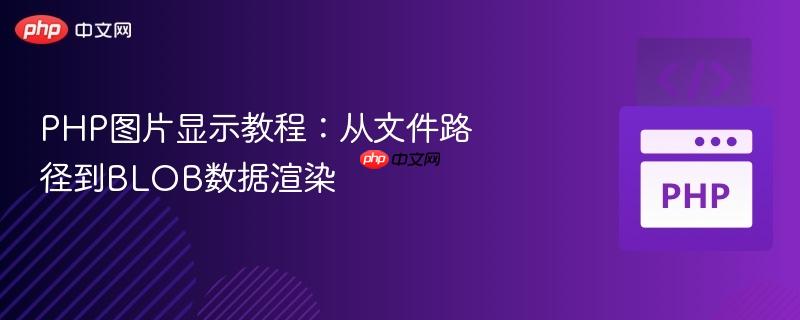php图片显示教程:从文件路径到blob数据渲染