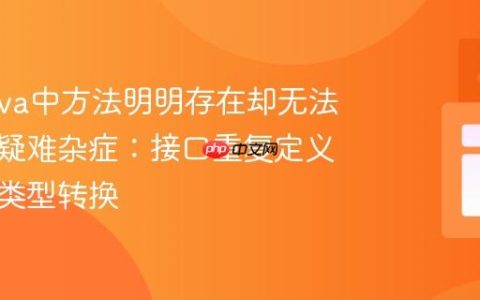 解决Java中方法明明存在却无法解析的疑难杂症：接口重复定义与显式类型转换