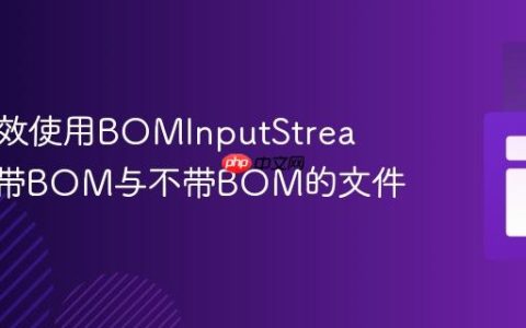 如何高效使用BOMInputStream处理带BOM与不带BOM的文件