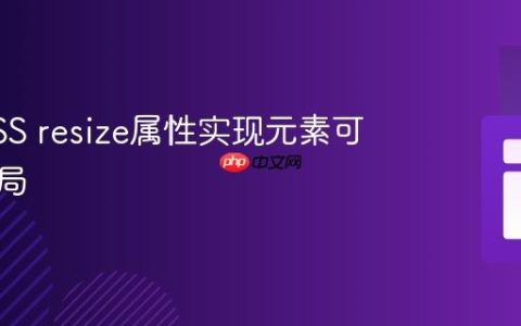 掌握CSS resize属性实现元素可伸缩布局