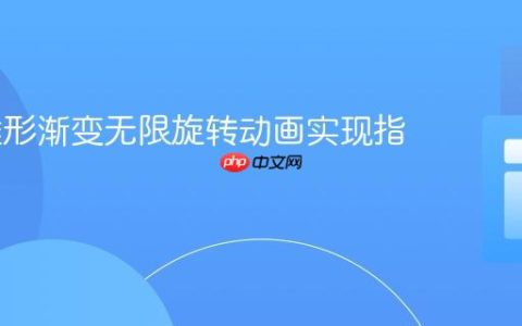 CSS 锥形渐变无限旋转动画实现指南
