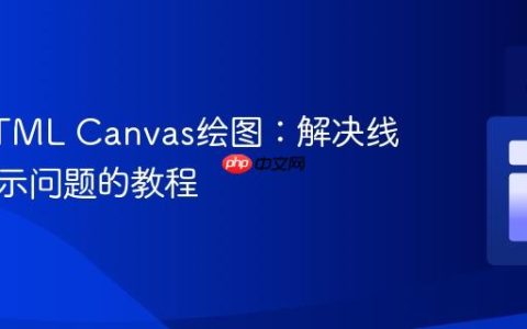 掌握HTML Canvas绘图：解决线条不显示问题的教程