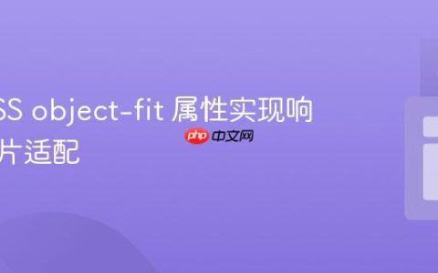 使用CSS object-fit 属性实现响应式图片适配