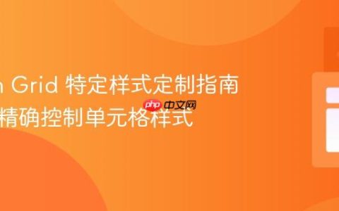 Vaadin Grid 特定样式定制指南：如何精确控制单元格样式