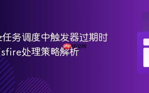 Quartz任务调度中触发器过期时间与Misfire处理策略解析